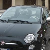 Coppia Calotte specchietti originali fiat 500 nere