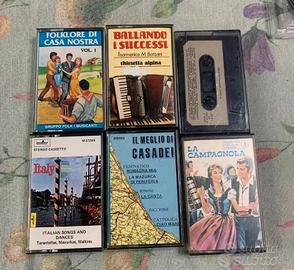 Lotto 6 Cassette Vintage - Il Meglio del Liscio