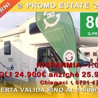 CAMPER RIMOR FORD MANSARDATO 6 POSTI FOTOVOLTAICO 