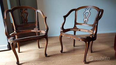 poltrone  barocchino piemontese