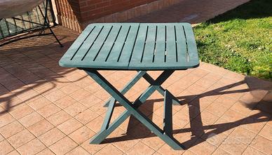 Tavolo quadrato da esterno 