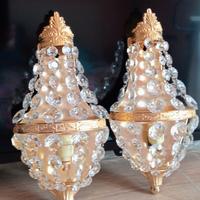 coppia applique vintage stile impero