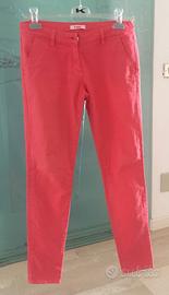 Pantaloni rosso corallo Blugirl Folies tg 26