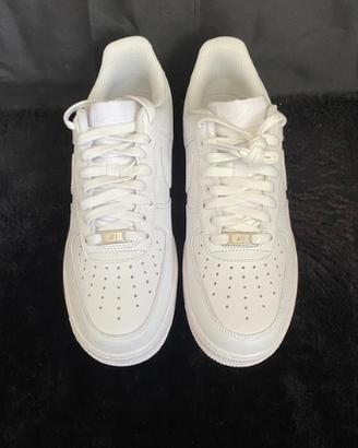 Nike Air Force 1 07 Low-Top, Bianco, Taglia 45