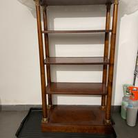 Libreria in radica di noce