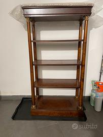 Libreria in radica di noce