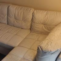 Divano letto angolare con vano contenitore