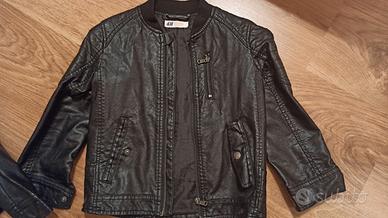 Giubbotto pelle bambino 5/6 anni