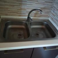 lavabo cucina 2 vasche in acciaio inox con miscela
