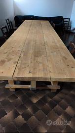 tavolo 5x120 con 8 sedie 