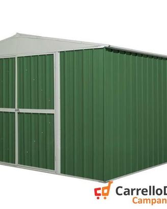 Box prefabbricato in acciaio 360x430cm verde