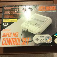 Super Nintendo NES console completa in confezione