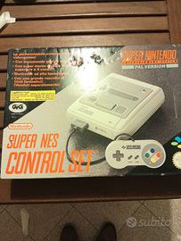Super Nintendo NES console completa in confezione