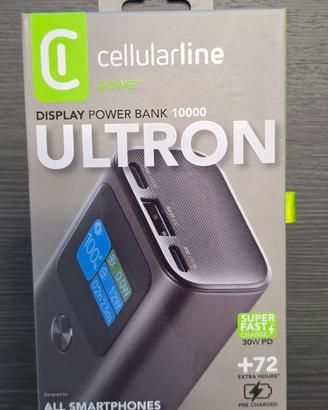 Cellularline Ultron - Power Bank 10000mAh