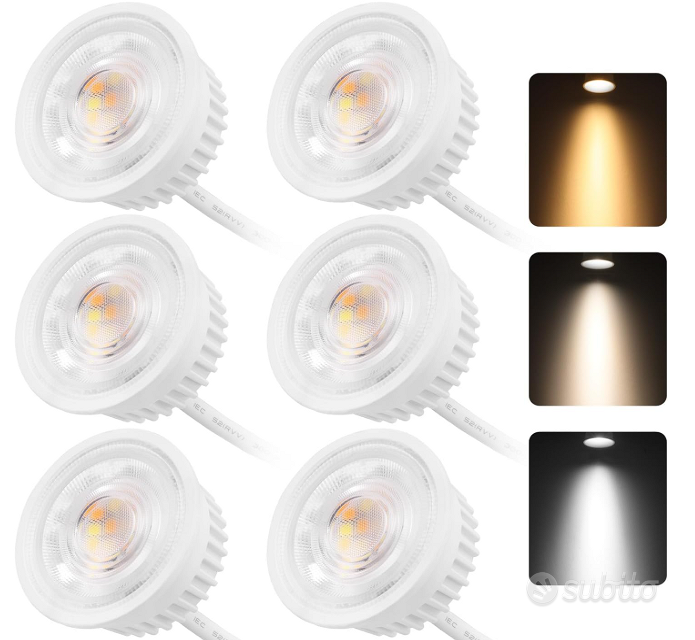 Modulo LED Piatto Dimmerabile CCT 230 V Faretto Da Incasso 6 W GU10 - Foto 13