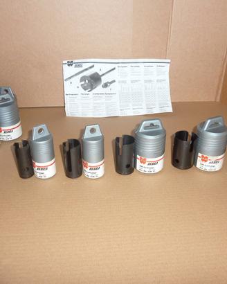 Set 5 frese seghe a tazza Wurth denti in carburo