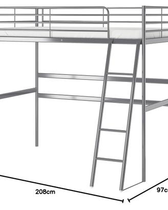 Letto a castello o a soppalco Ikea Svärta