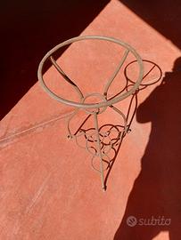 Porta vasi ferro battuto 