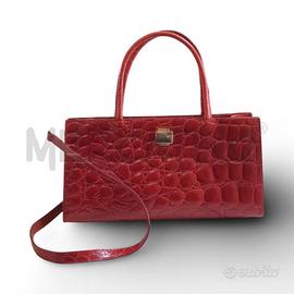 BORSA DONNA ROSSA FURLA MEDIA DOPPIO MANICO CORTO