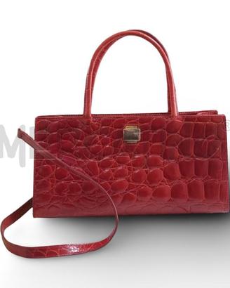 BORSA DONNA ROSSA FURLA MEDIA DOPPIO MANICO CORTO