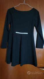 Vestito maniche lunghe con brillanti