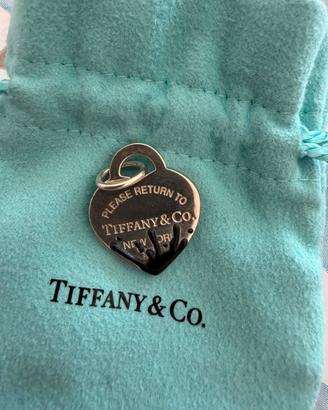 Ciondolo Tiffany & co splash argento e smalto nero