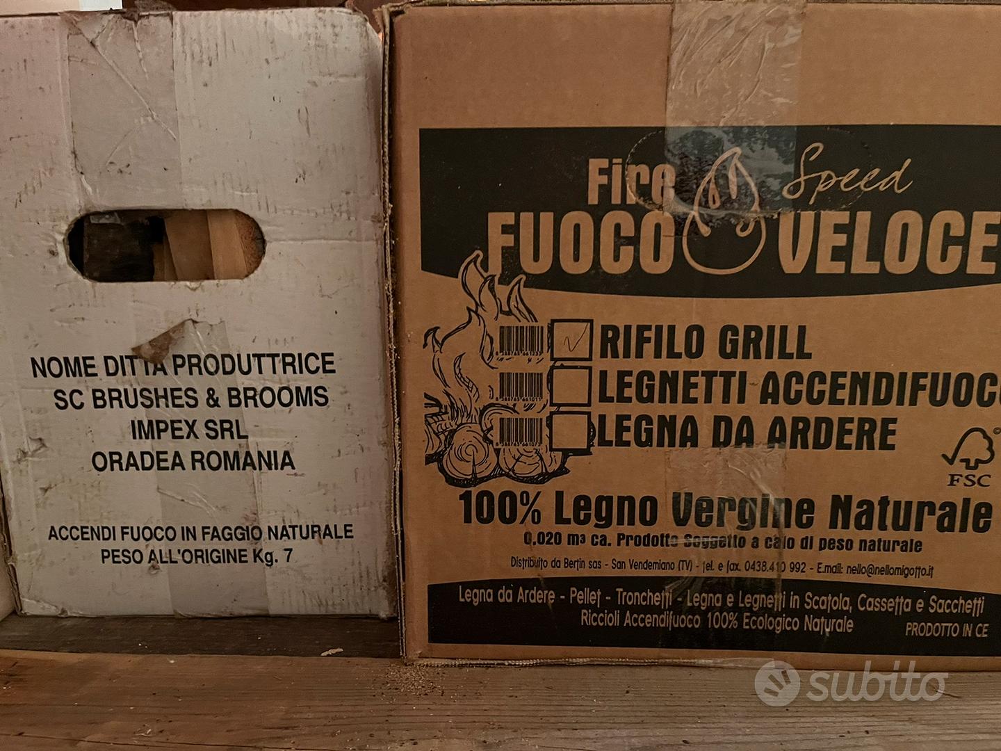 Legnetti accendifuoco e legna - Giardino e Fai da te In vendita a Trieste