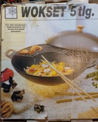  pentola wokset in ghisa 