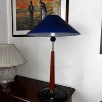 lampada vetro di murano blu