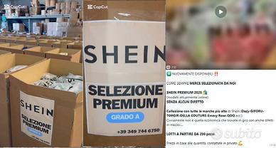 INGROSSO STOCK ABBIGLIAMENTO SHEIN 2026