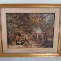 FERMINI, SCENA di CAMPAGNA -QUADRO GRANDE LAVORAZI