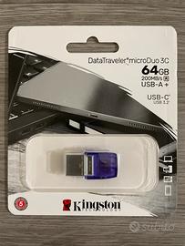 Chiavetta usb 64 gb kingstone