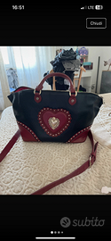 Borsa love Moschino cuore sacro simil pelle