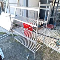 scaffale Hupfer in alluminio usato
