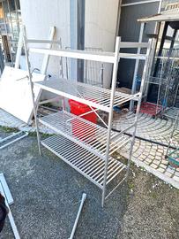 scaffale Hupfer in alluminio usato