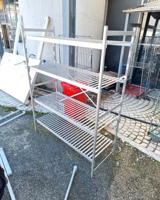 scaffale Hupfer in alluminio usato