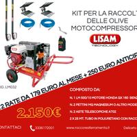 KIT RACCOLTA OLIVE LISAM LM032 500 LT BENZINA