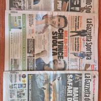 Giornali Gazzetta e Corriere dello Sport