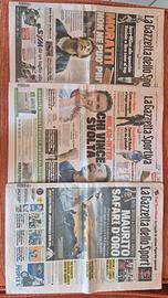 Giornali Gazzetta e Corriere dello Sport