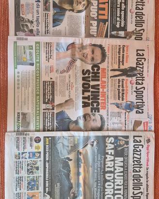 Giornali Gazzetta e Corriere dello Sport