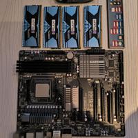 GIGABYTE GA-990FXA-UD3 + PHENOM II 955 + 32GB