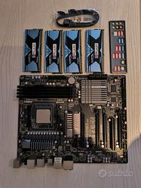 GIGABYTE GA-990FXA-UD3 + PHENOM II 955 + 32GB