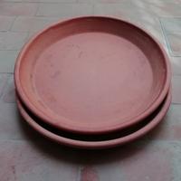 2 Sottovasi terracotta Deroma 52cm