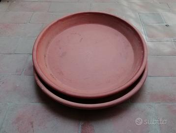 2 Sottovasi terracotta Deroma 52cm