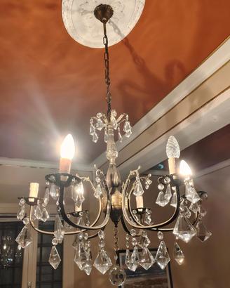 Lampadario a gocce primi '900
