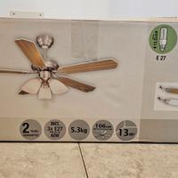 Lampadario con ventola