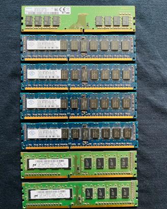 Memorie Ram varie