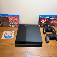 PS4 500GB + 2 controller + 5 giochi
