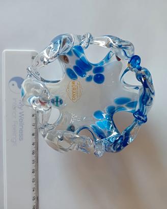 Portagioie in vetro soffiato di Murano