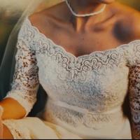 Abito da sposa 👰 46/48 linea scivolata